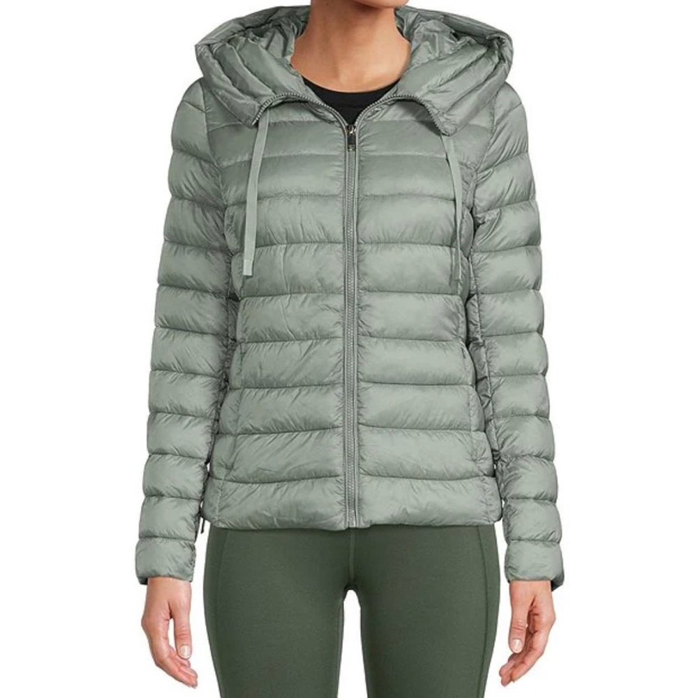 Antonio Melani Active Chalet Hooded Long Sleeve Puffer Jacket